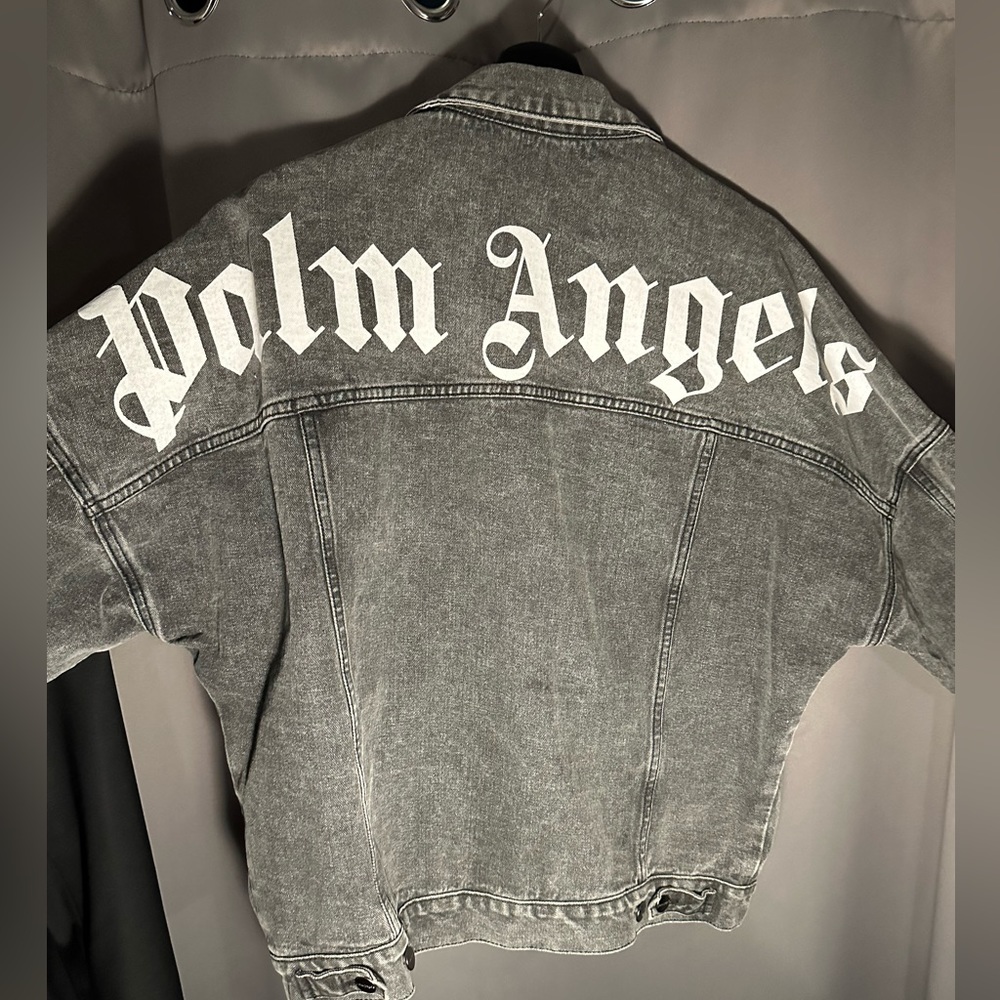 “Palm Angels” Dark Denim Jacket